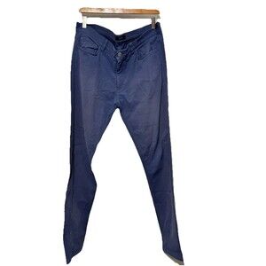 Theory Raffi Neoteric Twill Blue Pants Size 34 Slim Fit Stretch Cotton Blend